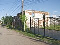 Sinagoga din Ițcani, aflată în ruine (2007). Sinagoga a fost demolată complet în 2009.