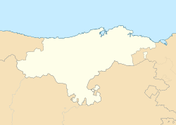 Anievas is located in Cantabria