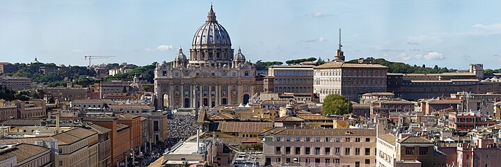 Basilica and vatican from St. Angelo