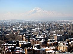 Erevan et le mont Ararat.