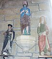 Église Notre-Dame-de-Populo : trois statues dont celle de saint Yves.