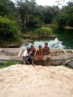 A river in a village at Etche Rivers State