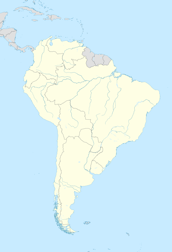 Supercopa Sudamericana 1992 está ubicado en América del Sur