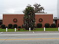 Christmas tree and wreaths 2015, Echols County Courthouse