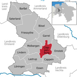 Cloppenburg – Mappa