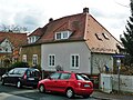 Gartenstadt Hellerau: Doppelwohnhaus mit Hintergebäude (Einzeldenkmal zu ID-Nr. 09210046)