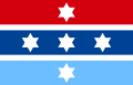 Rank flag of the Chief of the HNDGS (Navy variant)