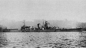 1943年6月、呉軍港に停泊と推定される「大淀」