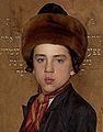 Isidor Kaufmann, Retrato de niño judío, 1900. Joods Historisch Museum, Ámsterdam.[67]​