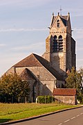 L'église de Villegruis.