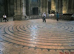 Laberinto de la catedral de Chartres.