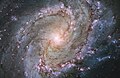 Detaillierte Aufnahme des inneren Bereichs durch das Hubble-Weltraumteleskop