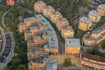 Bebyggelsen från luften