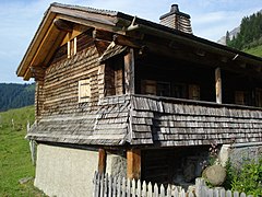 Chalet de Taveyanne près de Villars-sur-Ollon, Suisse.