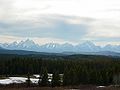 Teton Range from Togwotee Pass, Wyoming