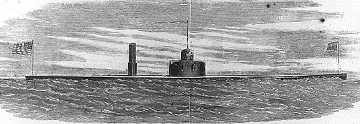 Engraving of USS Weehawken