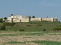 Château de Villebois-Lavalette et les remparts vus du sud-est (Charente).