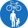 17a: Track only for cycles & pedestrians