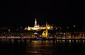 Поглед са Дунава у ноћи