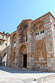 View of Hosios Loukas monastery, an example of Byzantine architecture during the Macedonian Renaissance