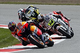 Andrea Dovizioso, Randy de Puniet and Ben Spies 2010 Silverstone.jpg