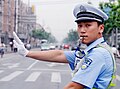 Polis Trafik China Pegawai Polis Trafik China di China.