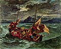 Eugène Delacroix: Jesus på Genesaret sø, 1853
