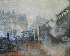 Claude Monet: La estación Saint-Lazare