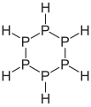 Deutsch: Struktur von Cyclohexaphosphan English: Structure of Cyclohexaphosphane