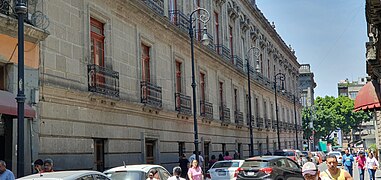 East side (Calle Filomeno) - Palacio de Minería - Mexico 2024.jpg