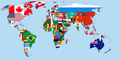 Image 108Flag map of the world from 1992 (from 1990s)