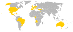 Paavi Benedictus XVI on matkustanut, Espanjaan, Saksaan, Britanniaan, Israeliin, Angolaan, Australiaan, Beniin, Itävaltaan, Jordaniaan, Kameruniin, Kroatiaan, Kuubaan, Kyprokseen, Libanoniin, Maltalle, Meksikoon, Palestiinaan, Portugaliin, Puolaan, Ranskaan, Tšekkiin, Turkkiin ja Yhdysvaltoihin.