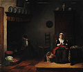 Huisvlijt in de keuken door Anna Maria Immerzeel (1817-1883)