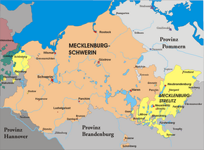 Poziția localității Mecklenburg