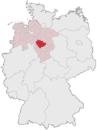 Lokasi Region Hannover di Jerman