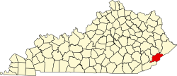 Koartn vo Letcher County innahoib vo Kentucky