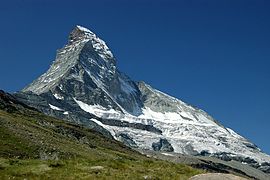 Zermatt, Valais'den Matterhorn