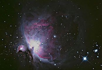 La nébuleuse d’Orion ou Messier 42 (NGC 1976). (définition réelle 950 × 656*)