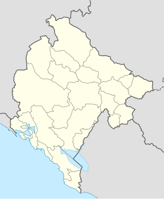 Mapa de localização/Montenegro