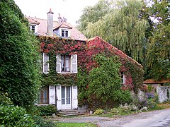 Moulin d'Orry, habitation ; le moulin proprement dite était à droite.