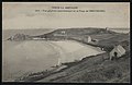 Vue panormaique de la plage de Trestrignel et la Pointe du Château vers 1905.