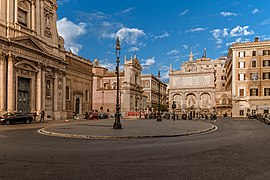 Piazza San Bernardo (Rome) - view from the south