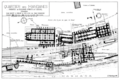 Mappa del quartiere dei Mangani di Costantinopoli