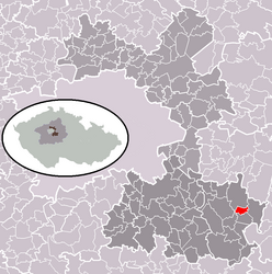 Prusice – Mappa