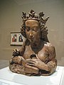 Saint Margaret of Antioch, workshop, walnut, lost paint (Art Institute of Chicago)