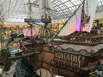 Replika Santa Marie v nakupovalnem središču West Edmonton Mall