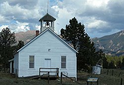 Tarryall School is listed on the National Register of Historic Places