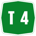International tunnel number sign