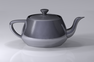 Utah teapot repersenting cumputer graphics