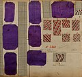 [Detail] [Weaving pattern and sample book (1900)